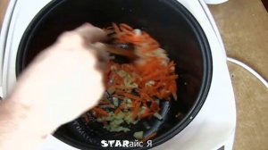 В мультиварке: перловка с курицей.