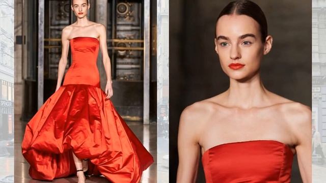 Oscar de la Renta Модный показ осень-зима 2020/2021 в Нью-Йорке смотреть онлайн