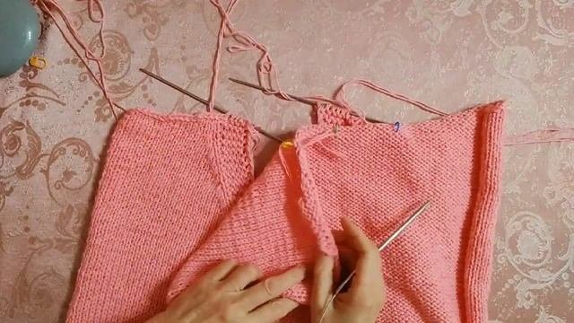 Вязание/кардиган / полочки для кардигана