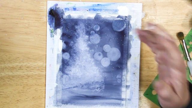 Winter Night Magical Bokeh Effect with a Circle Template смотреть онлайн