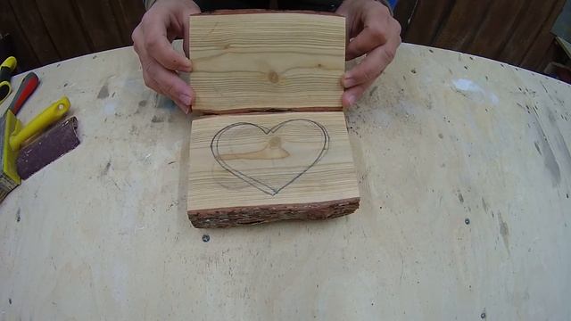 Шкатулка из спила для украшений/Подарок DIY к дню Св Валентина//Jewelry box/Gift for Valentine's da смотреть онлайн