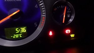 Запуск дизеля в мороз -28 VOLVO XC90 D5