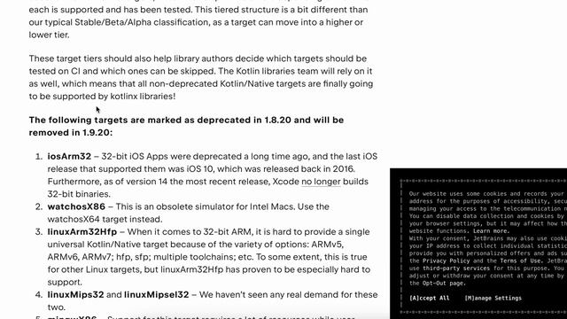 Update Regarding Kotlin:Native Targets смотреть онлайн
