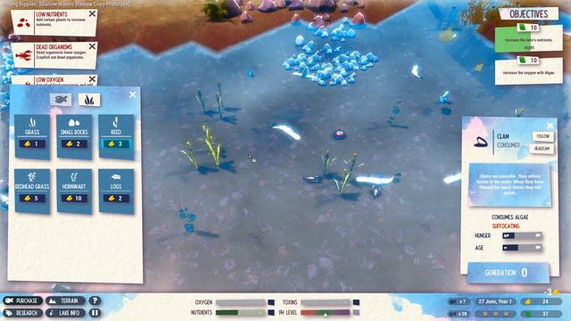 Among Ripples: Shallow Waters [FR] Une Sim de gestion écologique! Sauvez les lacs et rivières! смотреть онлайн