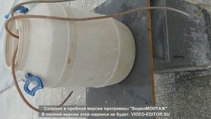 Отделка белым цементом бассейна.Белый цемент спустя 5 лет на улице.