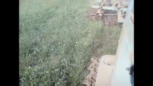 Трактор Т-74 1970 года выпуска, с дисковой бороной БДТ-7 (середина)