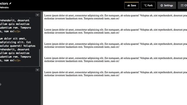 CSS Selectors Tutorial  (Part 1) - Element Selector