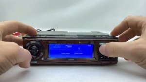 1990s High-End Clarion DRX9375RW Wood Car CD Radio Player