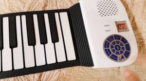 Гибкие клавиши. ОБЗОР. Мне купили пианино!