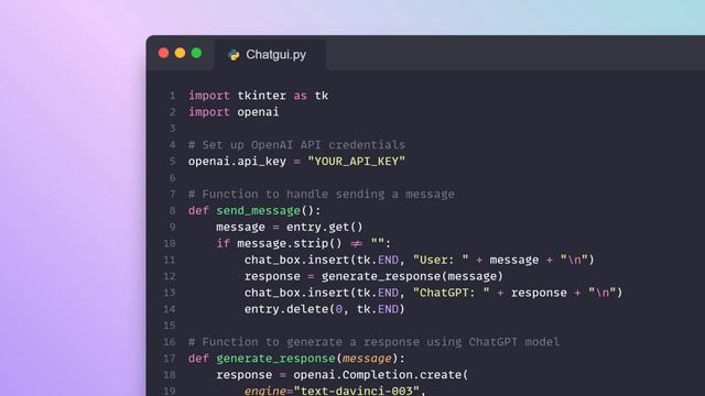 GUI Assistant Using ChatGPT and Python ? | Python Project? | Modern GUI | Proxlight 2023