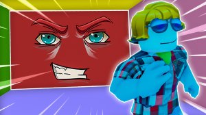 УБЕГАЮ ОТ ОГРОМНОЙ КРАСНОЙ ЗЛОБНОЙ СТЕНЫ в РОБЛОКС