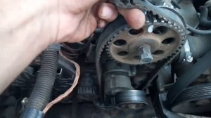 Как поменять ремень ГРМ и выставить зажигание на Opel  c16nz (часть 3) .