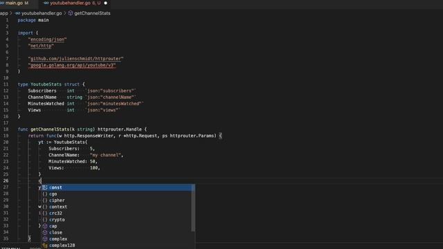 Golang REST API Tutorial | Simple Example Using the YouTube API