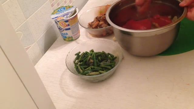 Сочная говядина с овощами запеченная слоями
