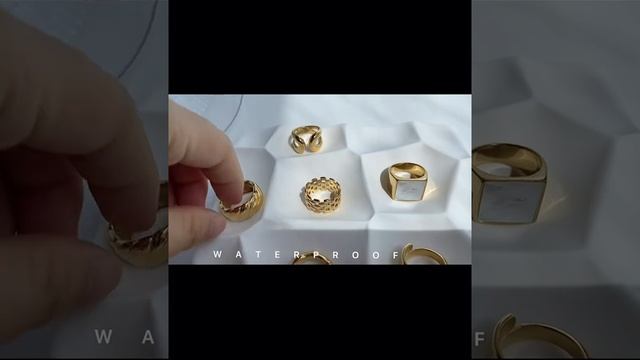 Joolim Элитные золотые PVD антикварные цепочки, кольца ювелирные изделия из нержавеющей стали ? смотреть онлайн