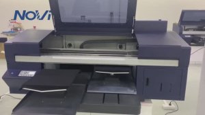 Текстильный принтер Novi DTG-PRO II. Процесс печати.