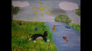 Мультфильм "Кот рыболов", Никитина Мария, 9 лет