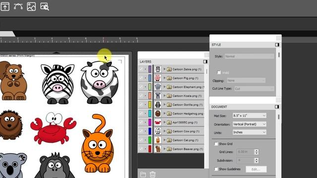 CREATE - Adding an Outer Contour Cut to Imported PNG Files смотреть онлайн