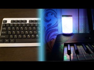 Самодельный светодиодный ночник из сломанной клавиатуры