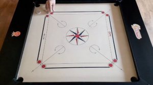 Carrom shots for Beginners | Basic carrom shots | Part 2