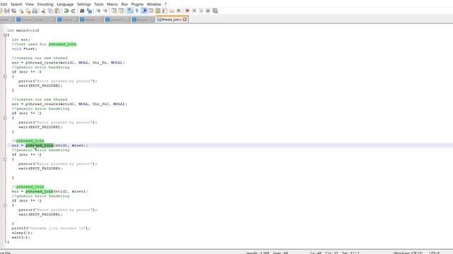 C Threads- Join a thread смотреть онлайн