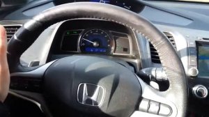 Увод в право и закусывание руля Honda Civic 4D