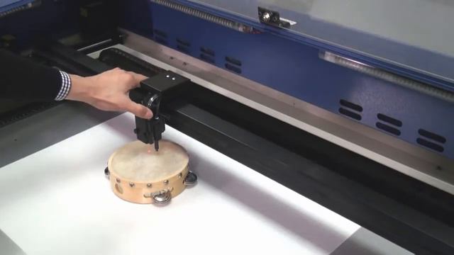 GCC LaserPro---Engraving Tambourine by Laser Engraving Systems