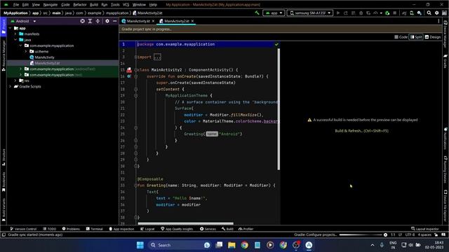 One Activity To Another Activity In Android Studio Jetpack Compose | Change Activity Jetpack Compos смотреть онлайн