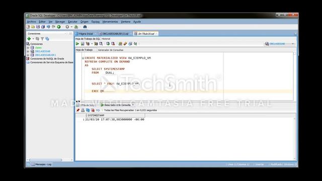 Vista Materializada en Oracle смотреть онлайн