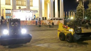 Самое необычное шоу церемонии встречи эстафеты олимпийского огня