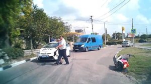 дпс поймали детей на мопеде