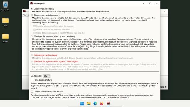 Linux LVM Ext4 Support in Windows with Arsenal Image Mounter