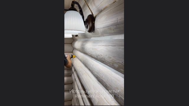 Герметизация швов деревянного дома герметиком по технологии Теплый шов смотреть онлайн