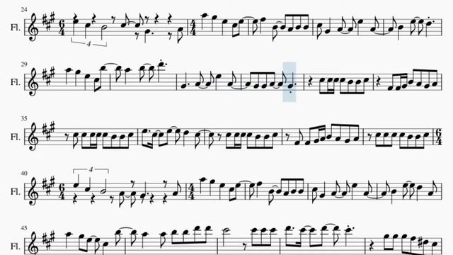 Flute Sheet Music: How to play Ichizu 一途 (Jujutsu Kaisen) by King Gnu смотреть онлайн