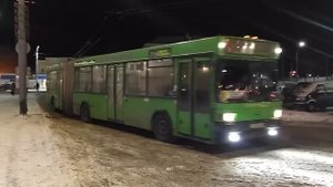 Могилёв, ж/д вокзал. МАЗ-105. 26.12.2021 г.