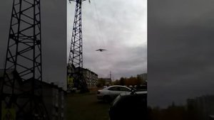САМОЛЕТ ОЧЕНЬ НИЗКО ПРОЛЕТЕЛ НАД ГОРОДОМ (ИРКУТСК).