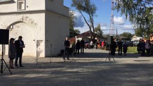 Выступление главы Бежецкого района на открытии Введенской площади. Газета "Бежецкая жизнь".