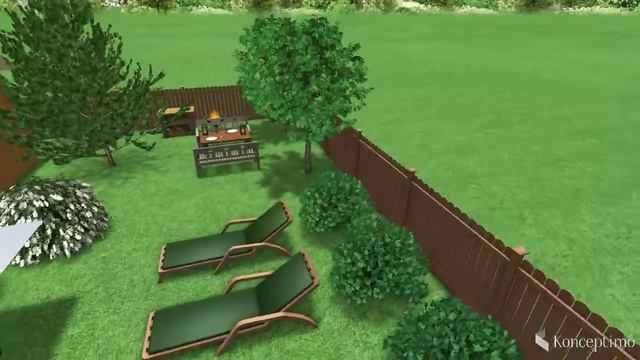 Ландшафтный проект участка 6 соток в Садовом товариществе Сулицы смотреть онлайн