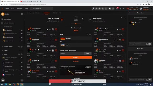 FACEIT PREMIUM VRACAMO 4150 ELA смотреть онлайн