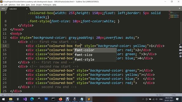 CSS in a nutshell - 2 | CSS classes | in Hindi/Urdu | Web Development Part-12