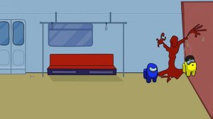 Among Us Train Eater vs Thomas the Train - Animated Gameplay