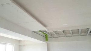 потолок из гипсокартона #17 Короба из гипсокартона с подсветкой, простой вариант. Drywall ceiling.