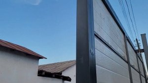 Откатные автоматические ворота из сендвич-панелей своими руками.