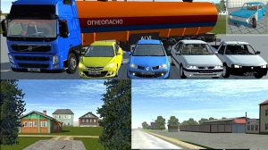Обзор модов Симпл Кар: Volvo FM-12 & Trailer, IKCO Arisan, Opel Astra, Peugeot 405, Reno Megan, Maps