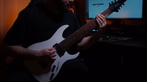 Ibanez RG8 + EMG808  quick metal test #ibanez #Ibanezguitars #metal #test #8string #8stringguitar