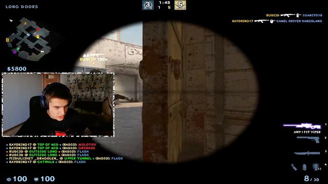 СЫГРАЛ НА РАЗРЕШЕНИИ 4:3 В CS:GO смотреть онлайн