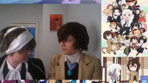 Реакция персонажей BSD на: Bungou Stray Dogs Wan! Девятая серия