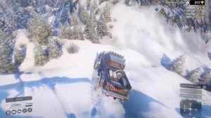 SnowRunner состязание Северные горы выполняем на золото