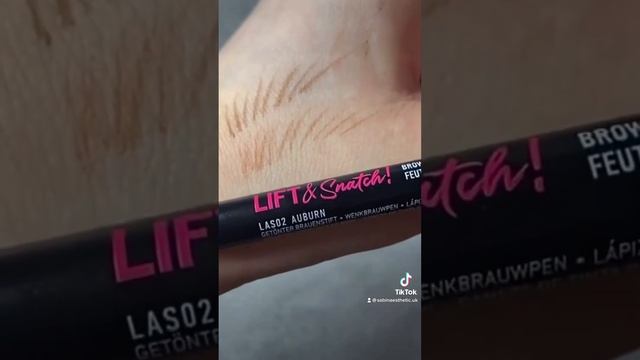 NYX BROW PEN-create a brow from nothing. Fill in sparse areas or build on top of your snatched brow