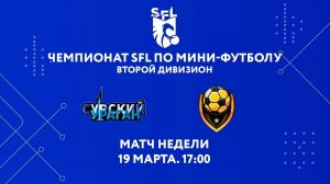 Чемпионат SFL по мини-футболу | Матч Тура | Выпуск #5 | Friends Team - Сурский Ураган